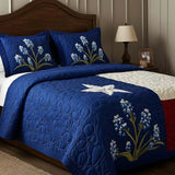 Parure de lit matelassée 3 pièces - Fierté du Texas